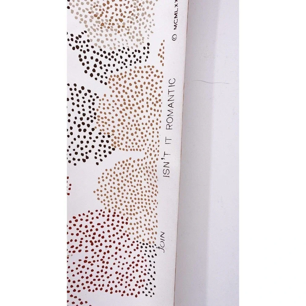 Vintage First Editions Wallpaper 29" x 58" 1 Roll Panel MCM Floral Romantic 70s - Picture 2 of 6